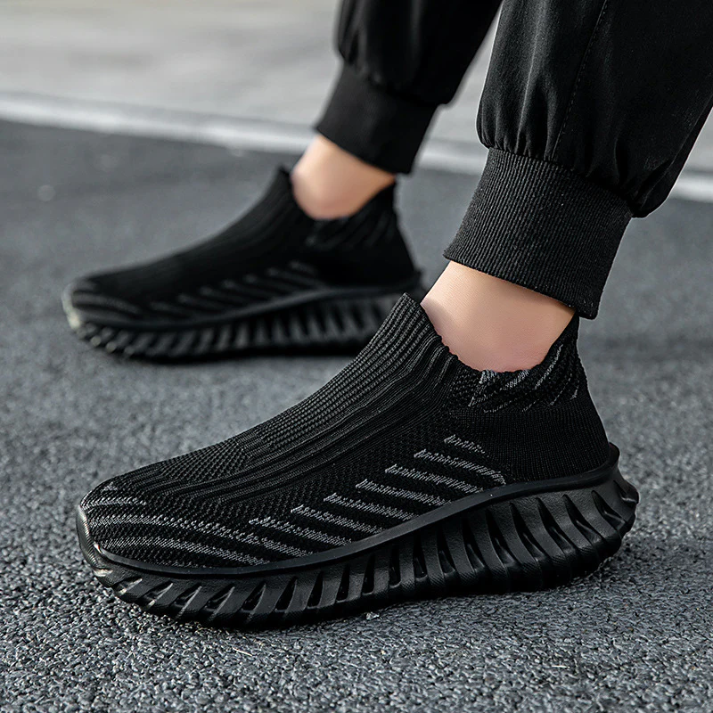 Damen Strick-Sneaker mit atmungsaktivem Obermaterial und rutschfester Sohle Heidi Mode - Image 9
