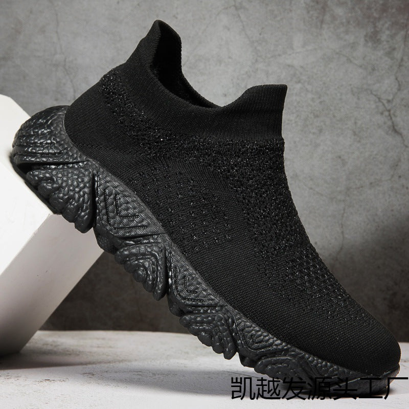 Damen Strick-Sneaker mit hohem Kragen und rutschfester Sohle Heidi Mode - Image 2