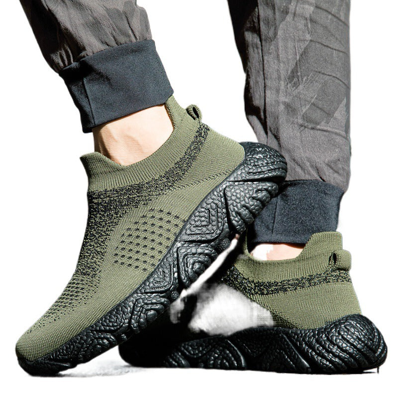 Damen Strick-Sneaker mit hohem Kragen und rutschfester Sohle Heidi Mode - Image 3