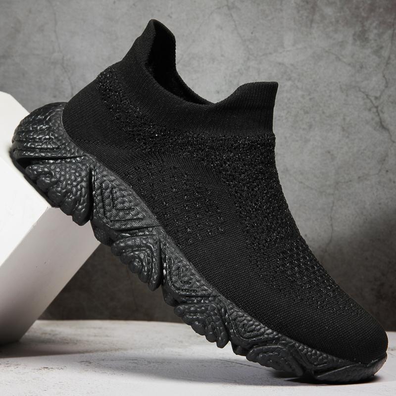 Damen Strick-Sneaker mit hohem Kragen und rutschfester Sohle Heidi Mode - Image 4