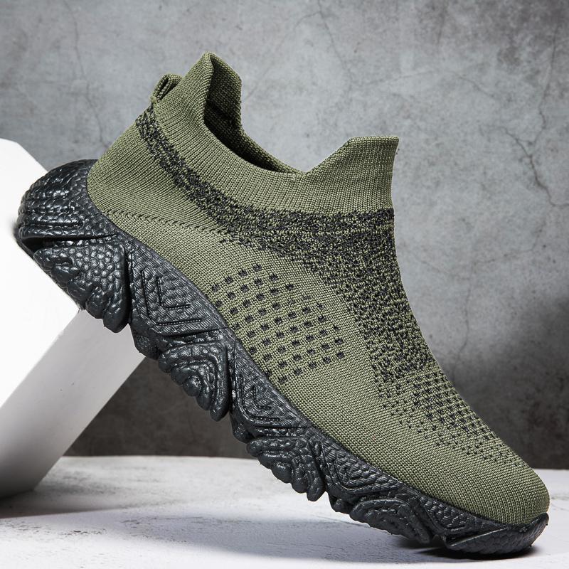 Damen Strick-Sneaker mit hohem Kragen und rutschfester Sohle Heidi Mode - Image 5