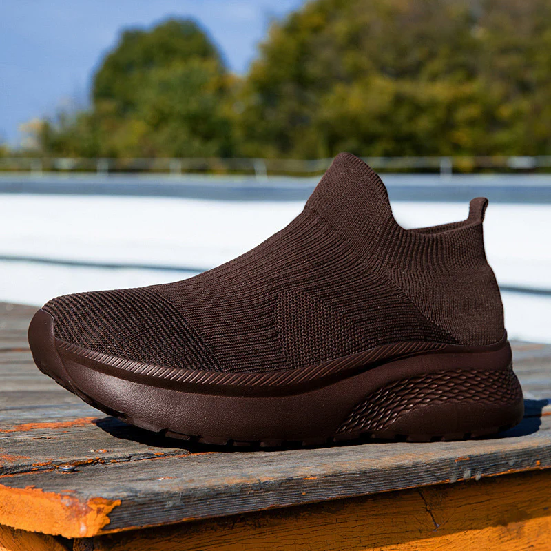 Damen Strick-Sneaker mit rutschfester Sohle und atmungsaktiver Oberfläche Heidi Mode - Image 2