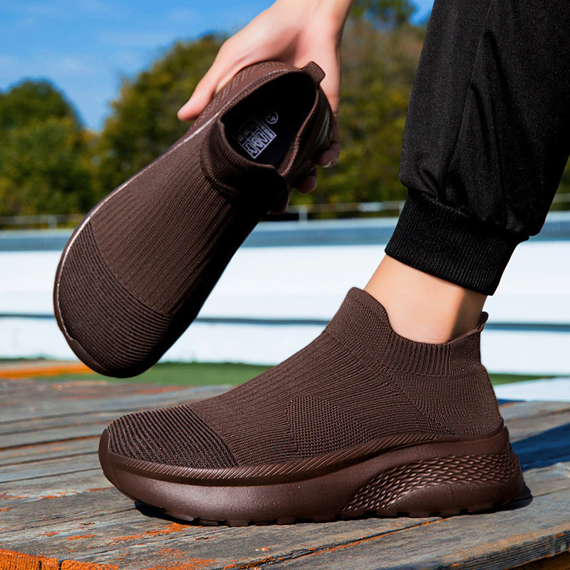 Damen Strick-Sneaker mit rutschfester Sohle und atmungsaktiver Oberfläche Heidi Mode - Image 3