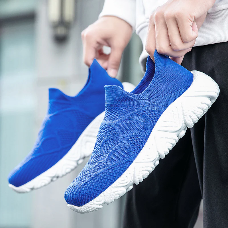 Damen Strick-Sneaker mit rutschfester Sohle und atmungsaktiver Passform Heidi Mode - Image 3
