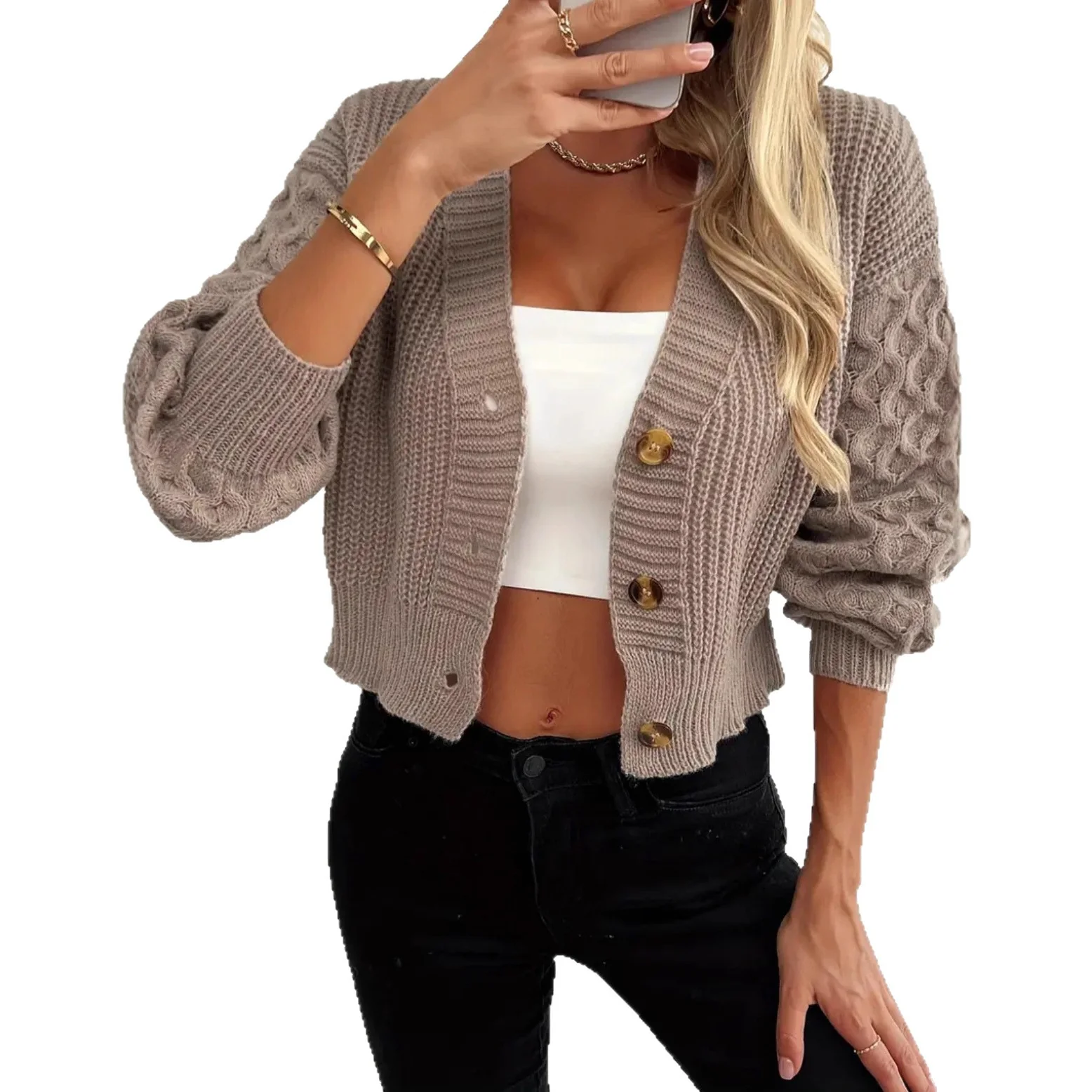 Damen Strickjacke Heidi-Mode - Image 5