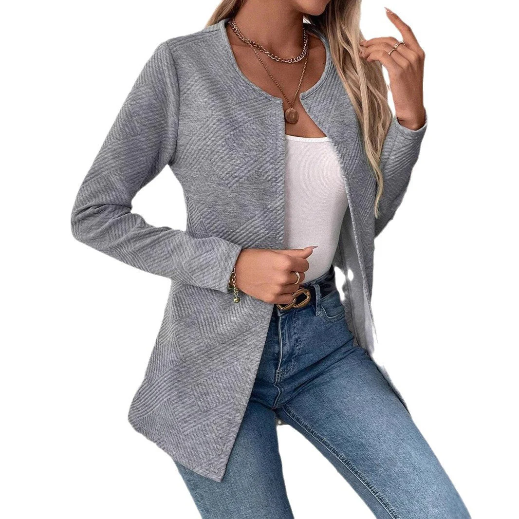Damen Strickjacke mit Schlanker Passform – Minimalistischer & Eleganter Pendlerstil Heidi-Mode - Image 9