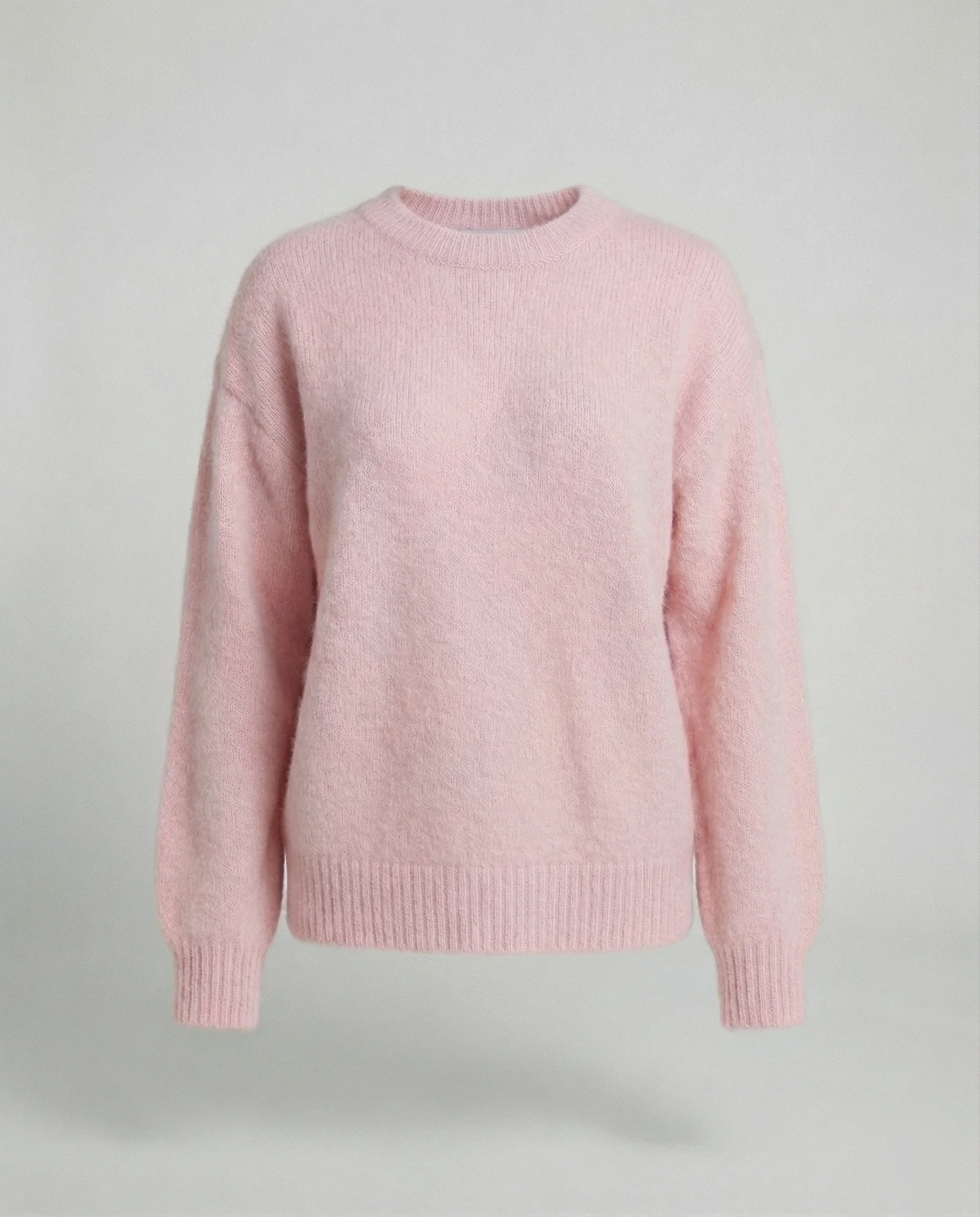 Damen Strickpullover aus weichem Kaninchenhaar-Mix Oversize - Image 6