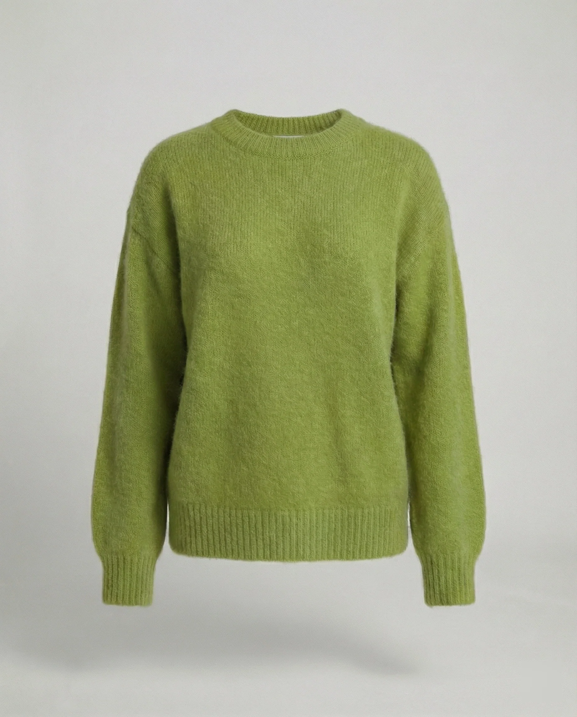Damen Strickpullover aus weichem Kaninchenhaar-Mix Oversize - Image 8
