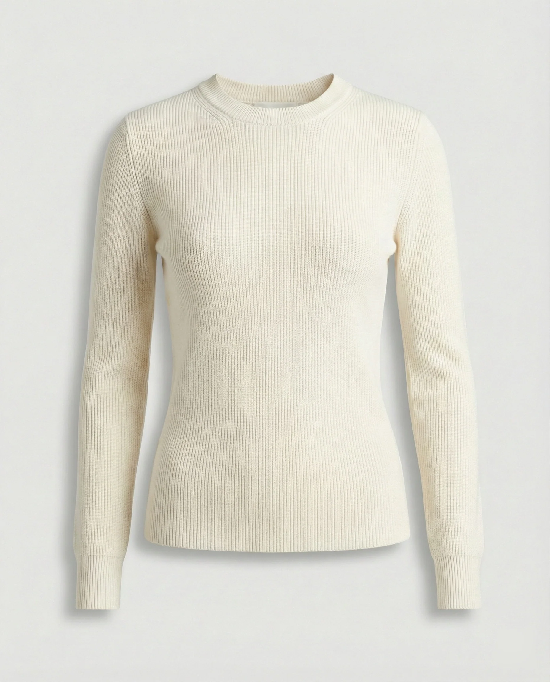 Damen Strickpullover Langarm Rundhals Casual Herbst Oberteil Einfarbig - Image 4
