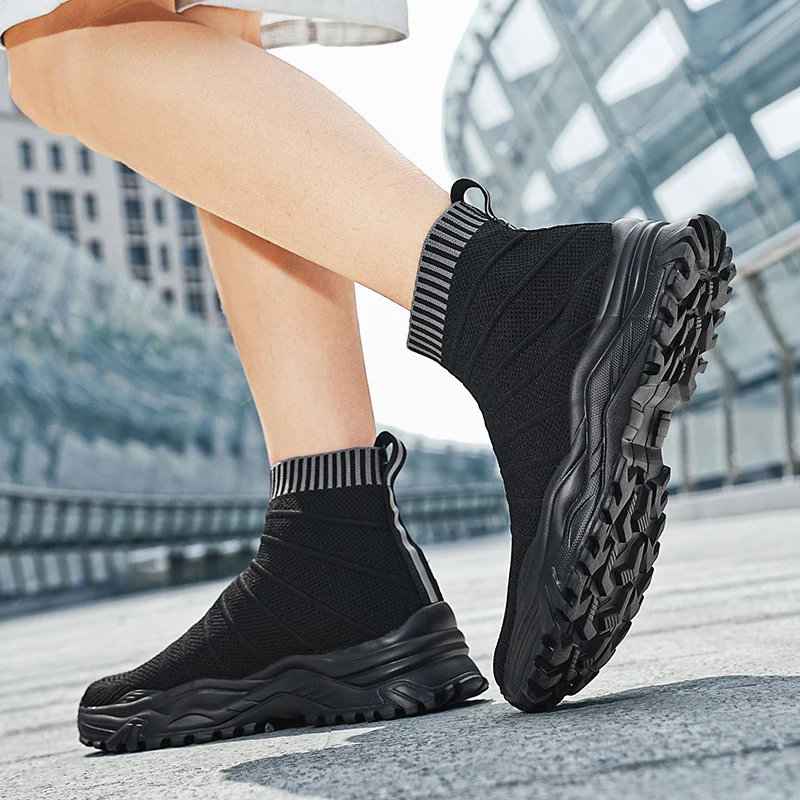 Damen Stricksneaker mit rutschfestem Profil und elastischem Kragen Heidi Mode - Image 2