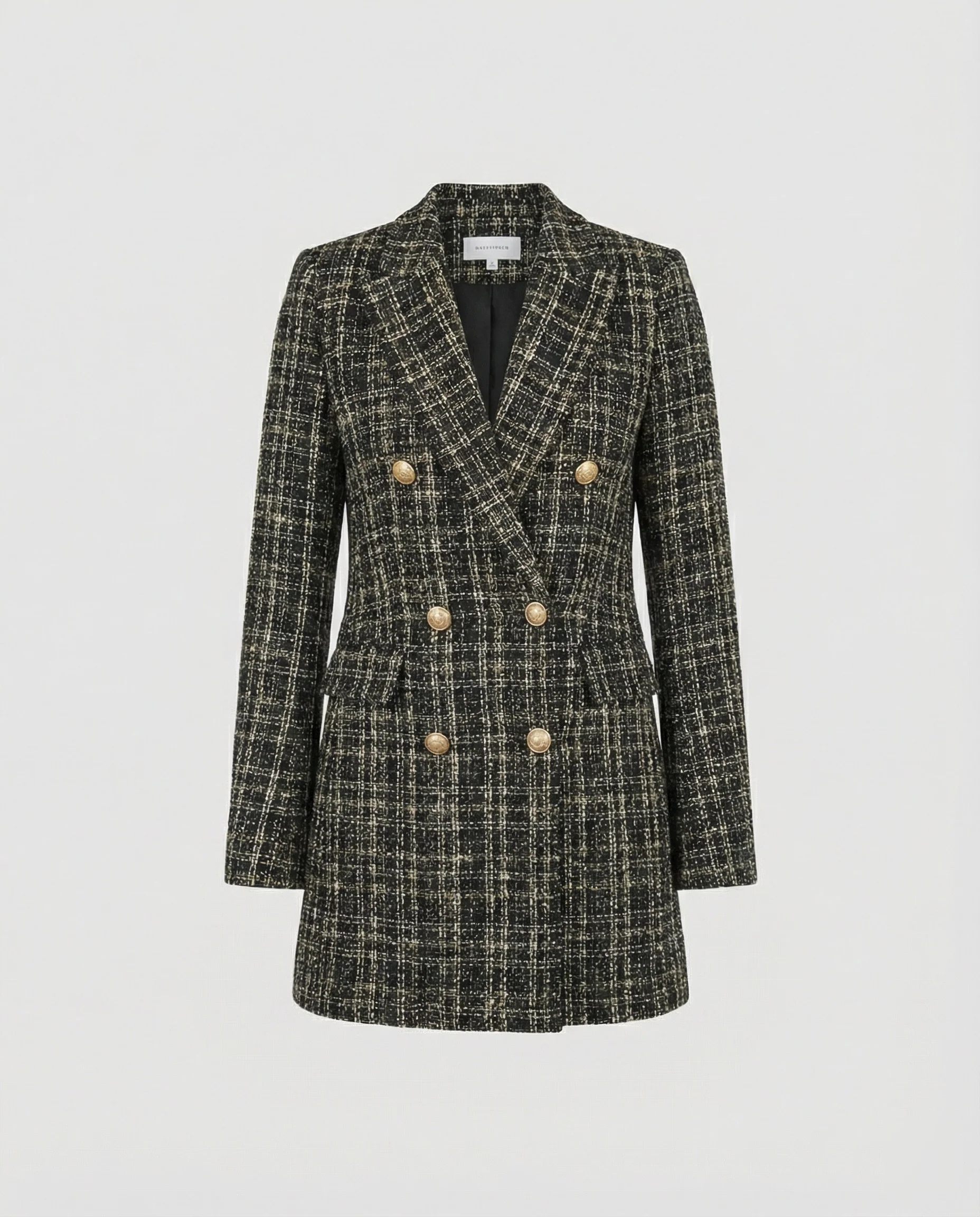 Damen Tweed-Blazer mit Doppelknopfleiste - Image 5
