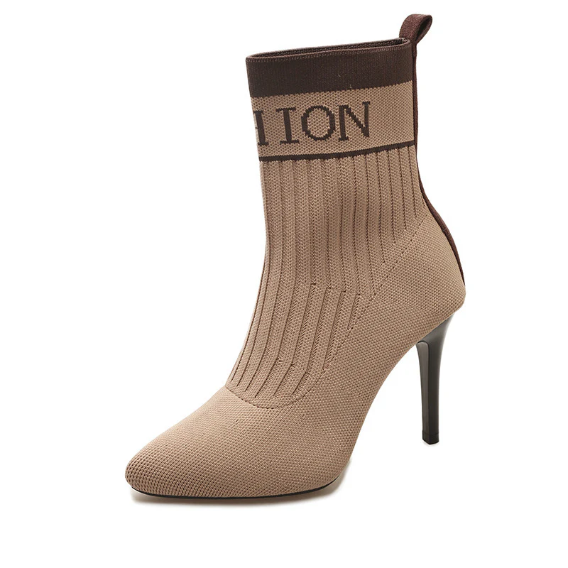 Damen Strumpfstiefel mit elegantem Design und hohem Absatz Heidi Mode - Image 7