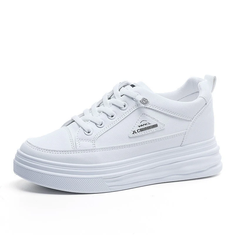 Damen stylische Plateau-Sneaker mit atmungsaktivem Obermaterial und rutschfester Sohle Heidi Mode