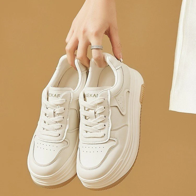 Damen Stylische Plateau-Sneaker mit gepolsterter Sohle und sportlichem Design Heidi Mode - Image 2