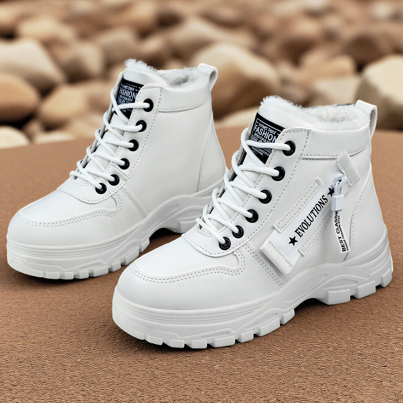 Damen Stylische und isolierte Winterstiefel mit rutschfester Sohle Heidi Mode