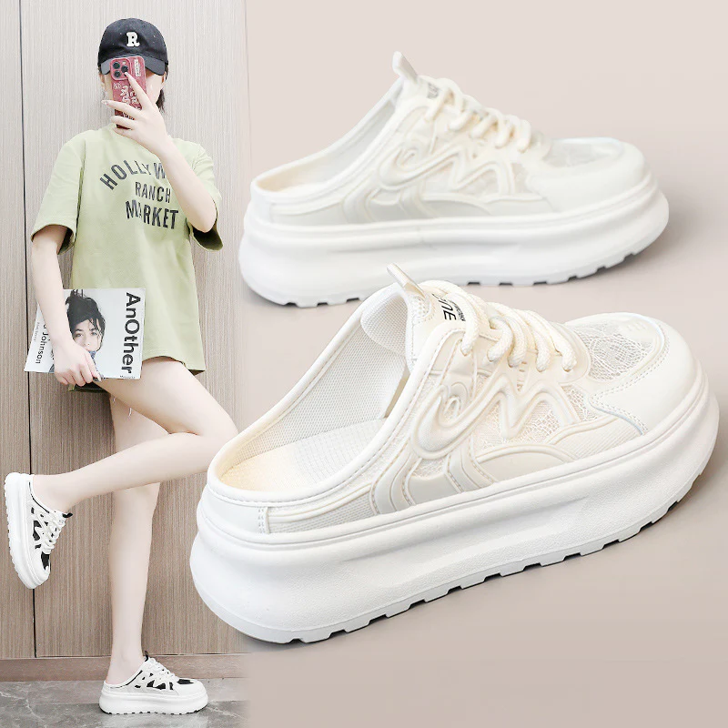 Damen Stylish Slip-On Sneakers mit ergonomischer Sohle und atmungsaktiven Einsätzen Heidi Mode - Image 2