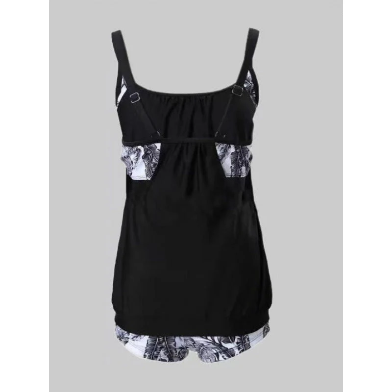 Damen Tankini-Set mit Floralem Oberteil und Bequemen Shorts Heidi-Mode - Image 2
