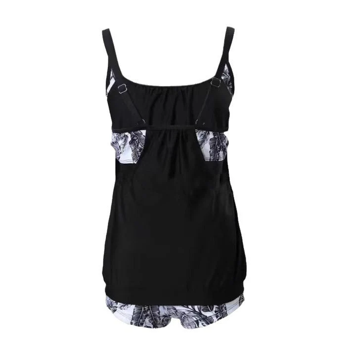 Heidi-Mode | Damen Tankini Set mit Floralen Shorts und Angenehmen Trägern - Image 5