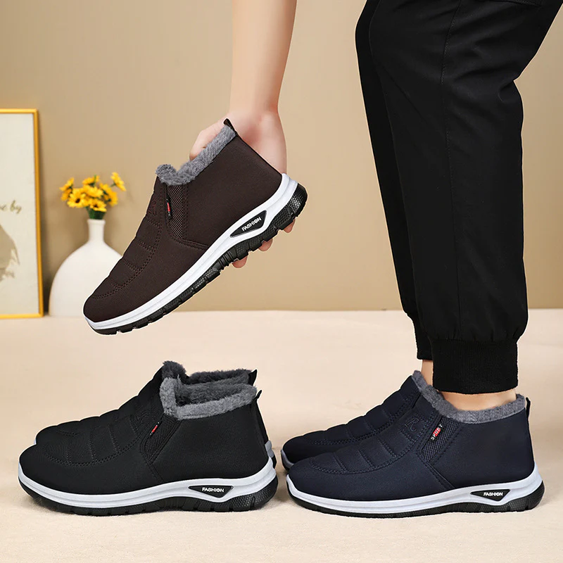 Damen Thermo-Stiefel mit Warmfutter und flexiblem Gummizug Heidi Mode - Image 3