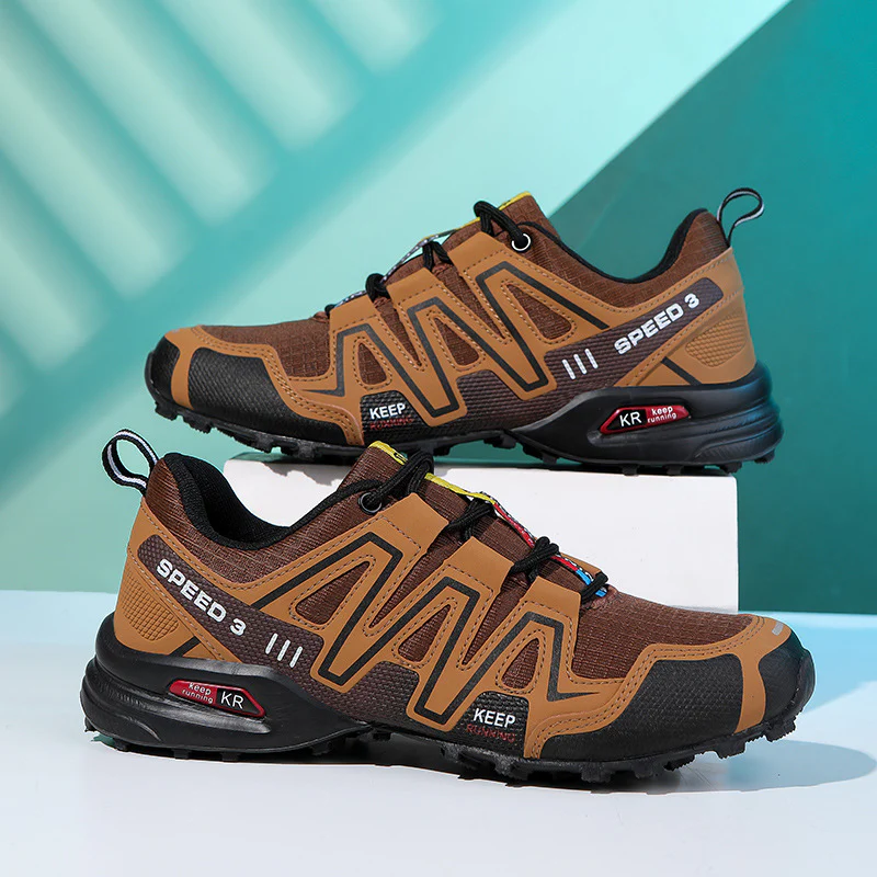 Damen Trailrunning-Schuhe mit strapazierfähigem Obermaterial und rutschfester Sohle Heidi Mode - Image 3