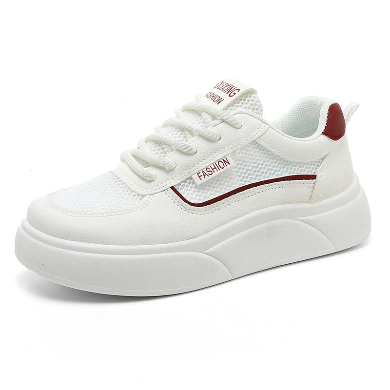 Damen Trend-Sneaker mit atmungsaktivem Mesh-Obermaterial und dämpfender Laufsohle Heidi Mode
