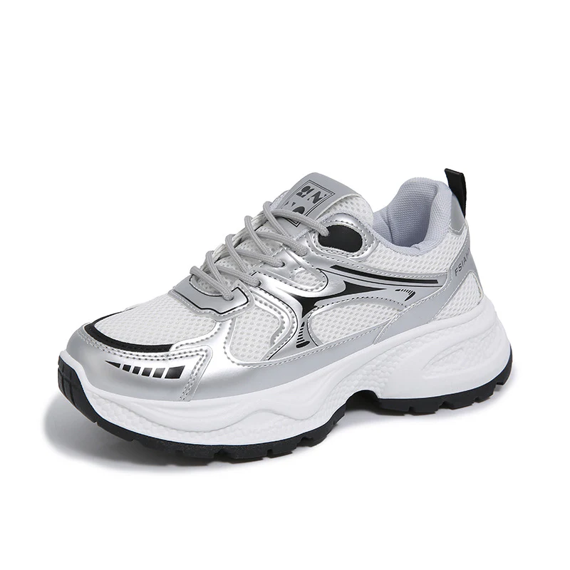 Damen Trend Sneakers mit atmungsaktivem Mesh-Obermaterial und dämpfender Sohle Heidi Mode - Image 5