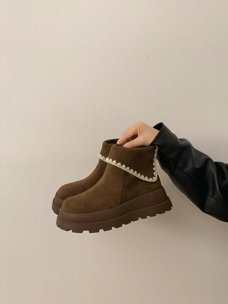 Damen Trendige Chelsea Boots mit modischer Plateau-Sohle Heidi Mode - Image 5