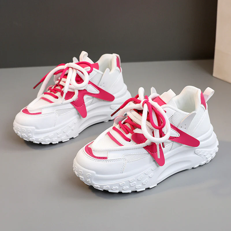 Damen trendige Chunky Sneaker mit dämpfendem Sohlenprofil und atmungsaktiver Oberfläche Heidi Mode - Image 7