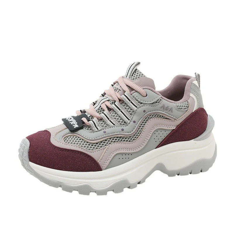 Damen trendige Chunky Sneakers mit atmungsaktivem Mesh und stabiler Sohle Heidi Mode - Image 5