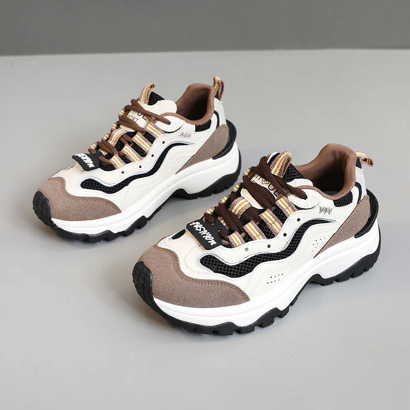 Damen trendige Chunky Sneakers mit atmungsaktivem Mesh und stabiler Sohle Heidi Mode - Image 8