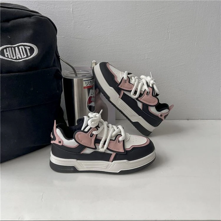 Damen Trendige Chunky Sneakers mit atmungsaktivem Obermaterial und einzigartigem Design Heidi Mode - Image 4