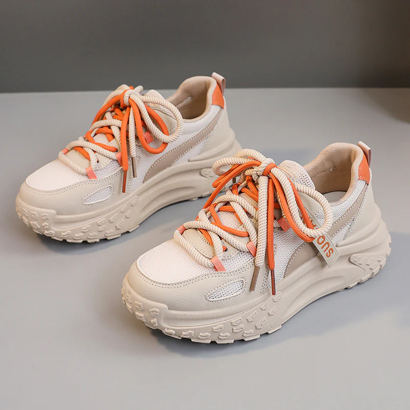 Damen trendige Chunky Sneakers mit atmungsaktiven Mesh-Einsätzen und komfortabler Dämpfung Heidi Mode - Image 6