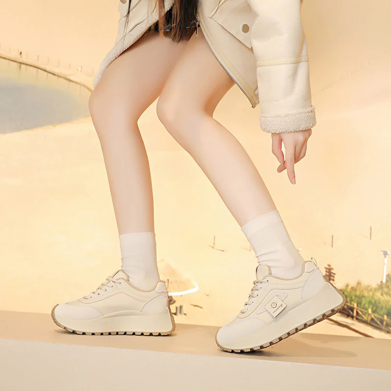 Damen trendige Chunky Sneakers mit dämpfendem Profil Heidi Mode - Image 3