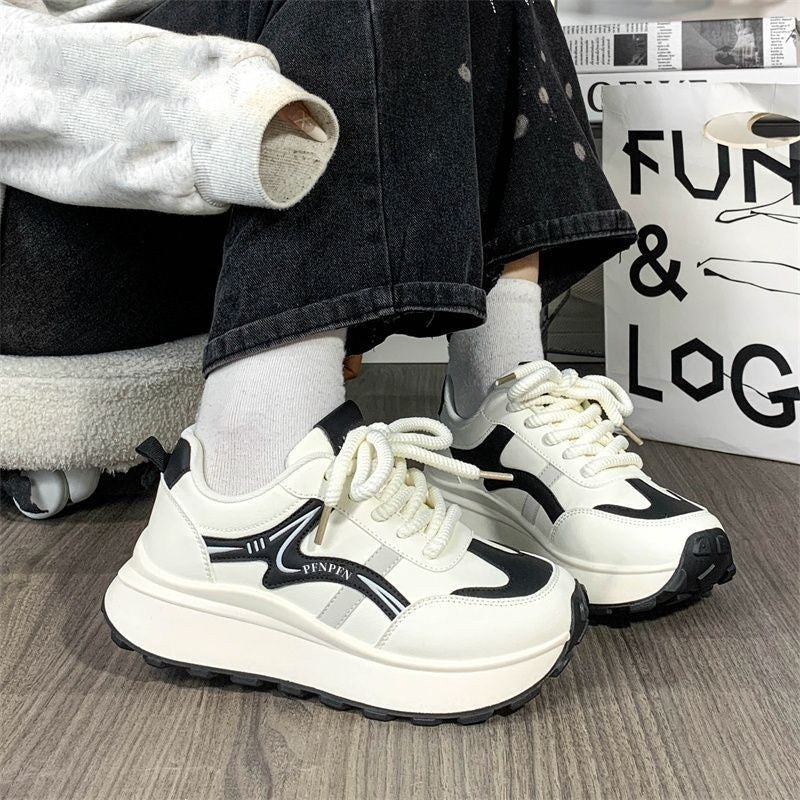 Damen Trendige Chunky Sneakers mit dämpfender Plattform-Sohle Heidi Mode - Image 4