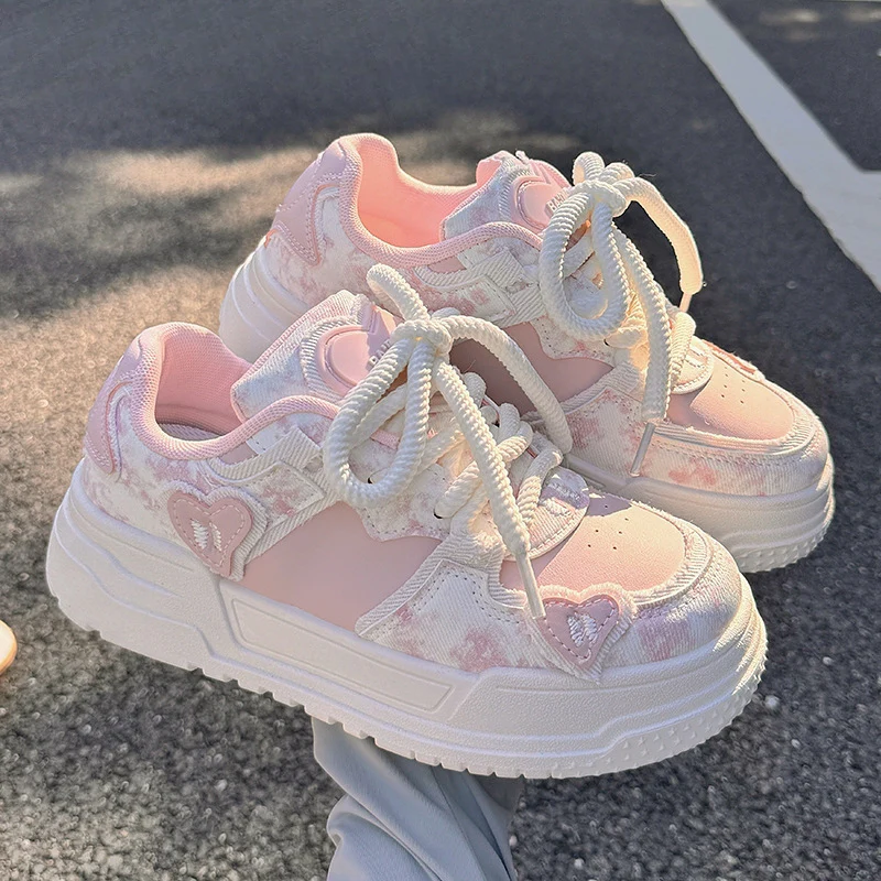 Damen Trendige Chunky Sneakers mit verspieltem Design und flexibler Sohle Heidi Mode - Image 7