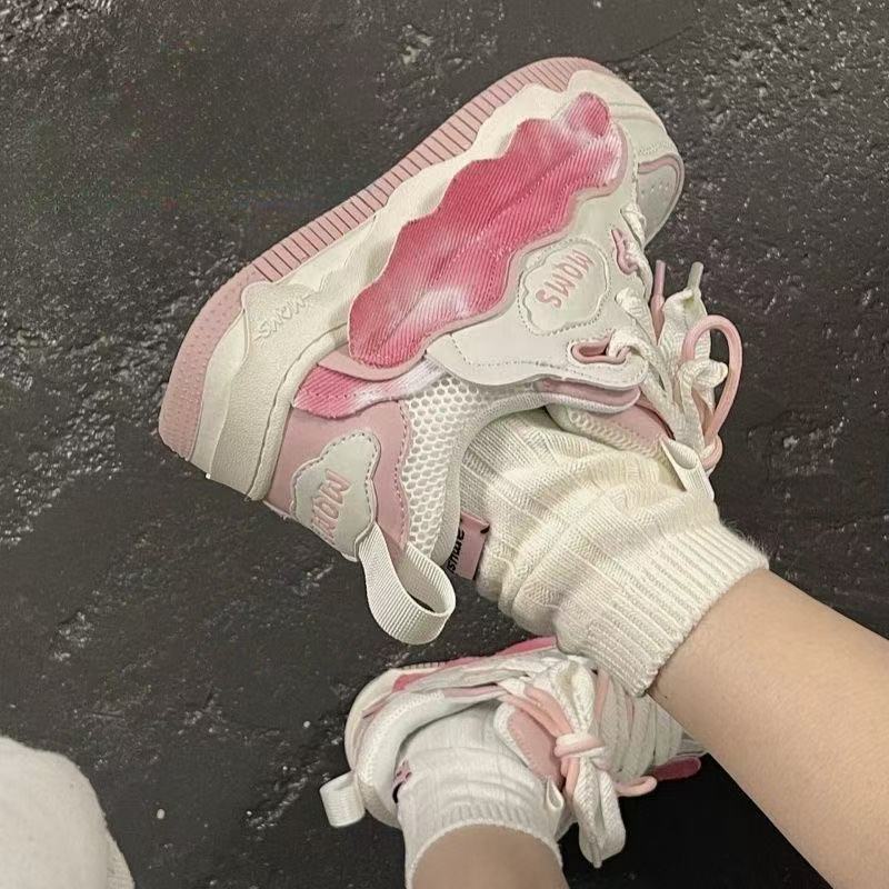 Damen Trendige Chunky Sneakers mit verspielten Akzenten Heidi Mode - Image 2