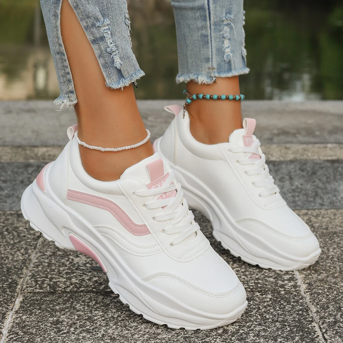 Damen Trendige Fitness-Sneaker mit gepolsterter Laufsohle Heidi Mode - Image 4