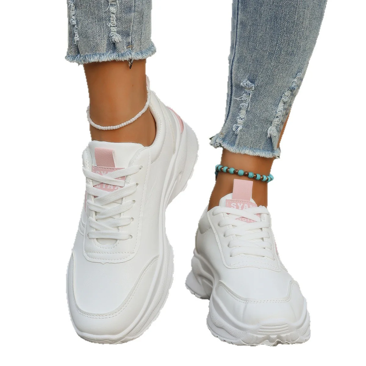 Damen Trendige Fitness-Sneaker mit gepolsterter Laufsohle Heidi Mode - Image 5