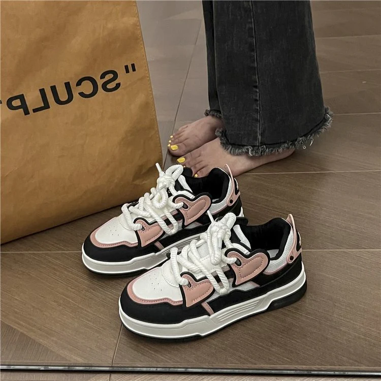 Damen Trendige Freizeitsneakers mit elastischen Schnürsenkeln und dämpfender Sohle Heidi Mode - Image 4