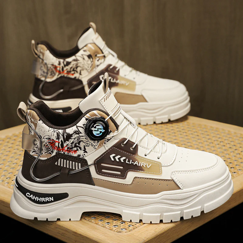 Damen Trendige High-Top Sneakers mit dämpfender Sohle und innovativem Schnürsystem Heidi Mode - Image 8