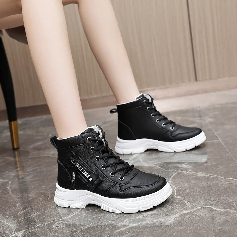 Damen trendige High-Top Sneakers mit robustem Profil und modischem Design Heidi Mode - Image 4