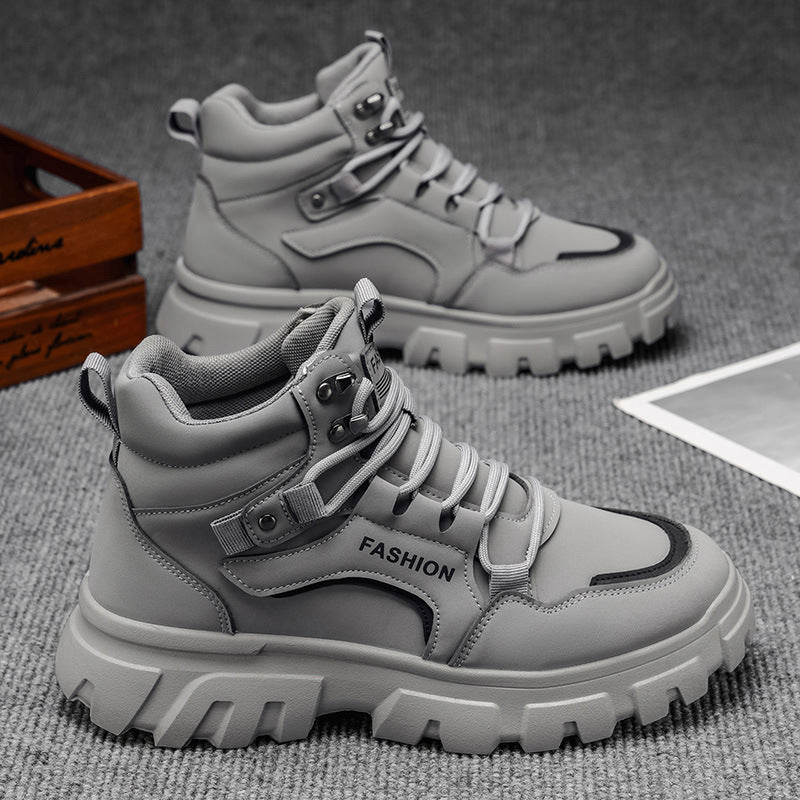 Damen Trendige High-Top Sneakers mit robustem Sohlenprofil und modernem Design Heidi Mode - Image 2