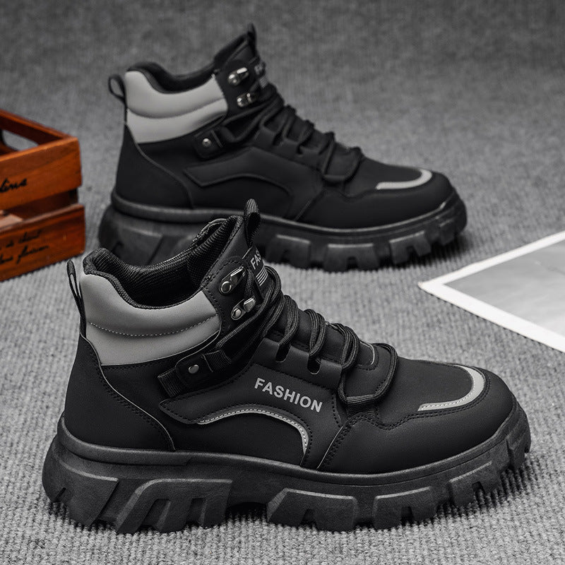 Damen Trendige High-Top Sneakers mit robustem Sohlenprofil und modernem Design Heidi Mode - Image 6