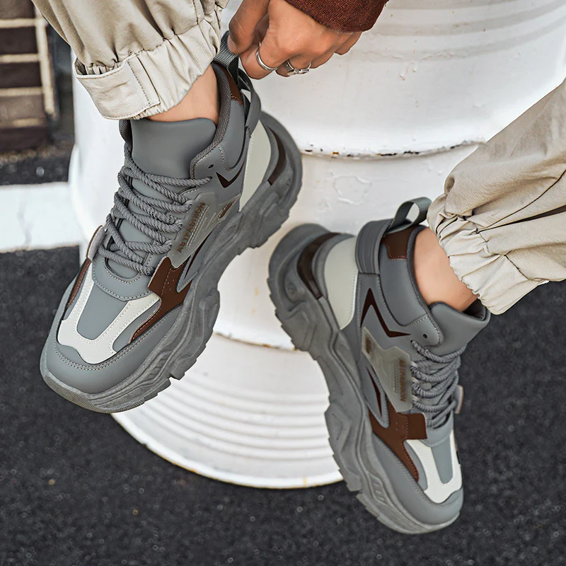 Damen trendige High-Top Sneakers mit rutschfester Sohle Heidi Mode - Image 2