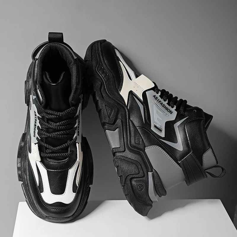 Damen trendige High-Top Sneakers mit rutschfester Sohle Heidi Mode - Image 4