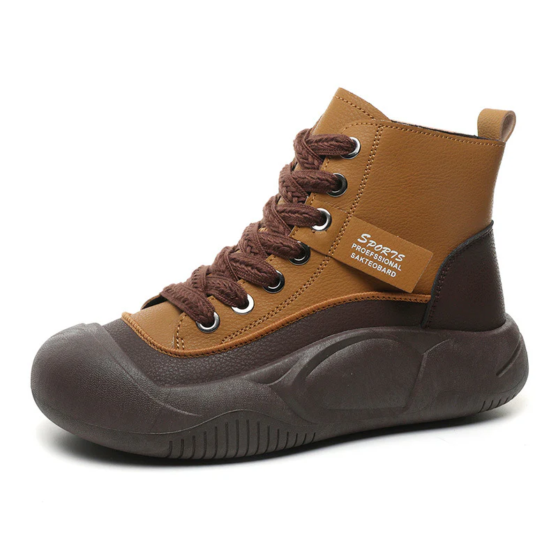 Damen trendige High-Top Sneakers mit rutschfester Sohle und atmungsaktivem Obermaterial Heidi Mode - Image 5