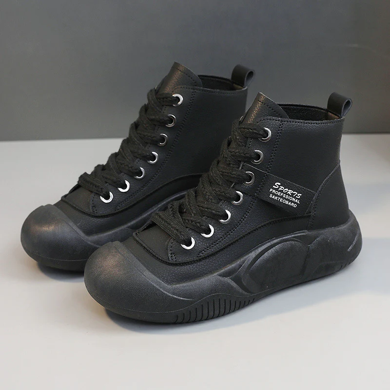 Damen trendige High-Top Sneakers mit rutschfester Sohle und atmungsaktivem Obermaterial Heidi Mode - Image 8