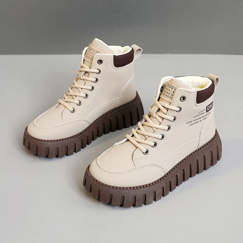 Damen Trendige High-Top Sneakers mit rutschfester Sohle und komfortabeler Dämpfung Heidi Mode - Image 7