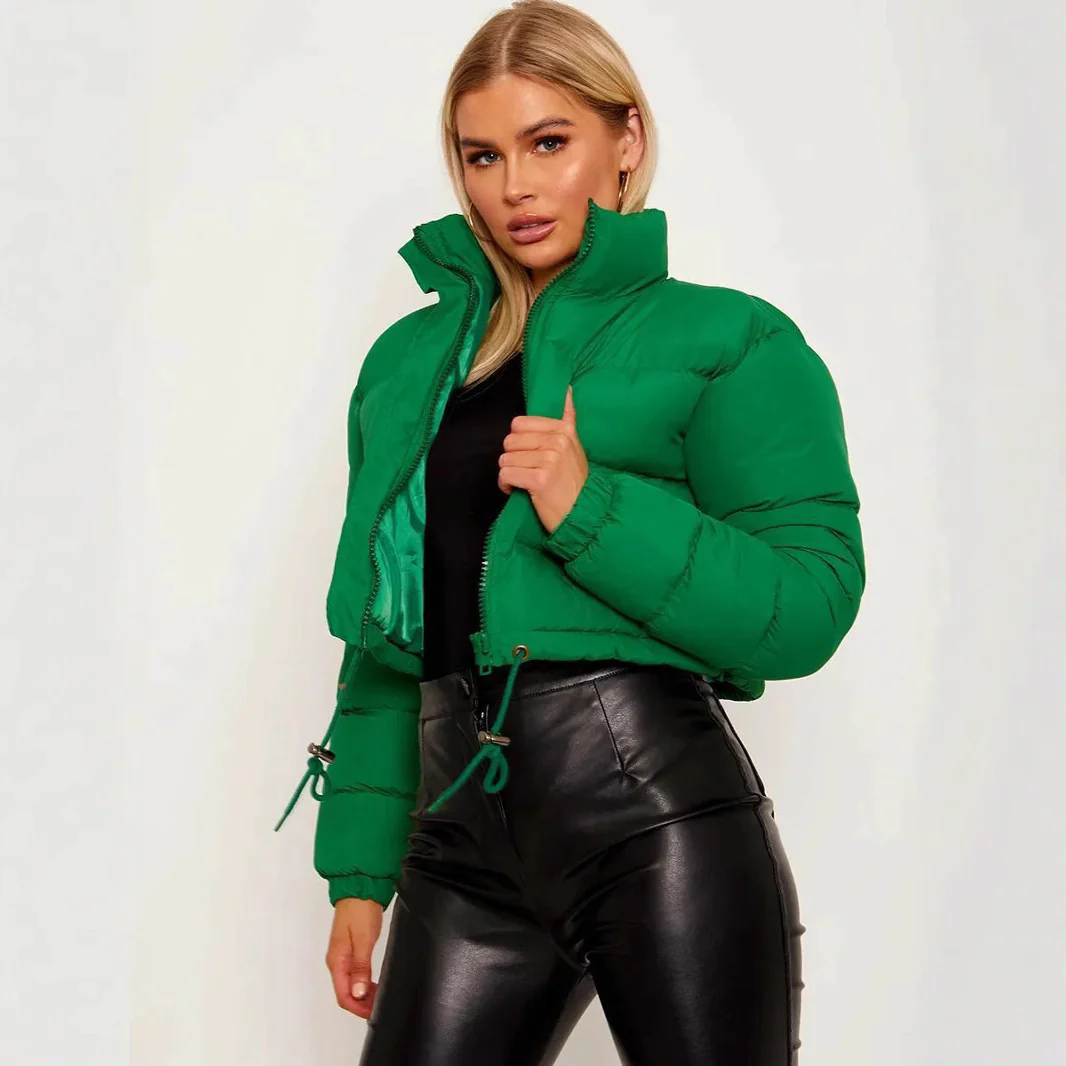 Damen trendige kurze Steppjacke Heidi-Mode - Image 3