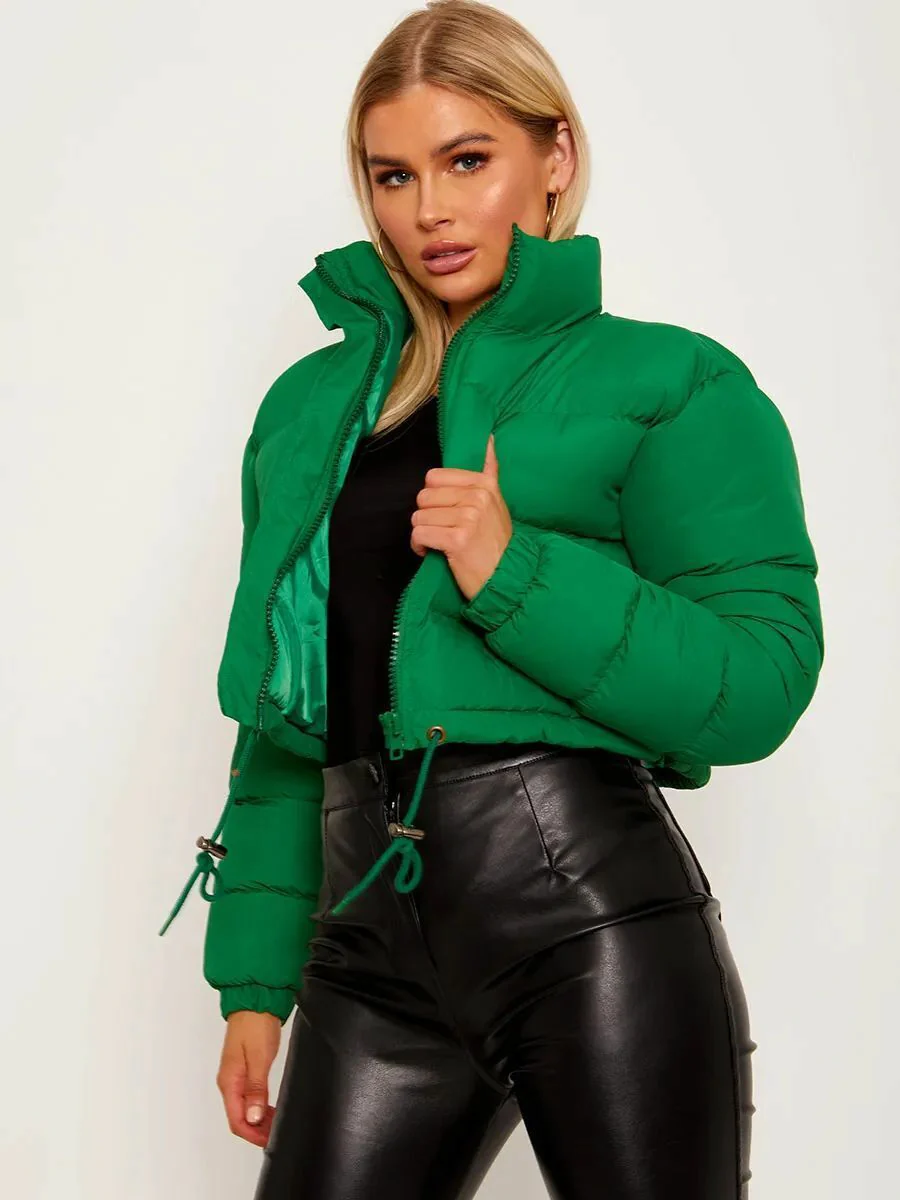 Damen trendige kurze Steppjacke Heidi-Mode - Image 5